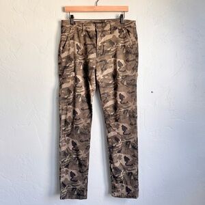 Jackson & Driggs Slim Straight Men's Cargo Stretch Denim Jeans Camo Size 34x32